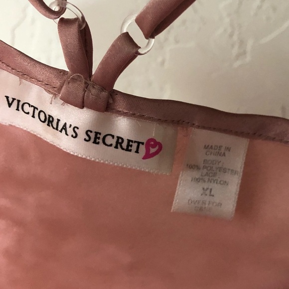 Victoria’s Secret|Dusty Rose midi lace slip dress, sleeveless•••Size XL - Picture 6 of 8